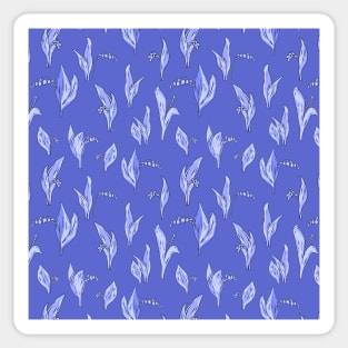 Lily-of-the-valley purple Sticker